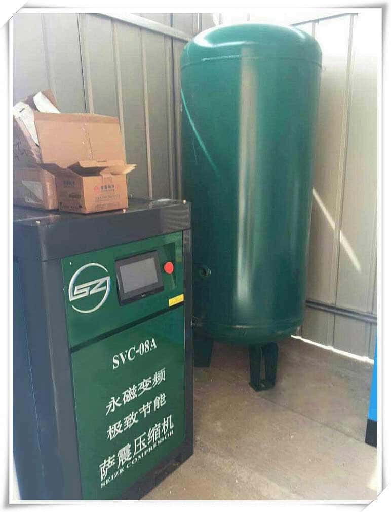 薩震空壓機調(diào)試